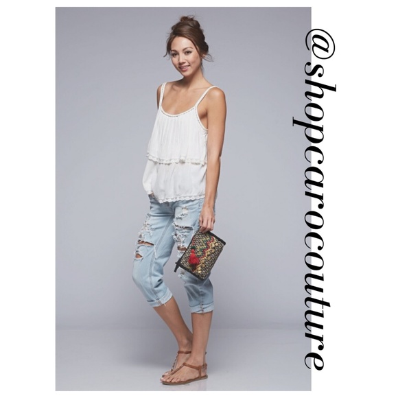 Tapestry Make-up or Clutch Bag - Picture 2 of 3